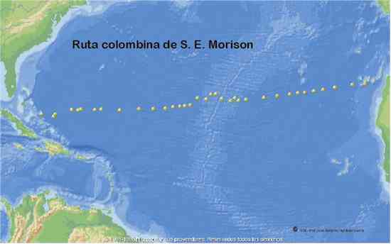 Ruta colombina de S.E. Morison